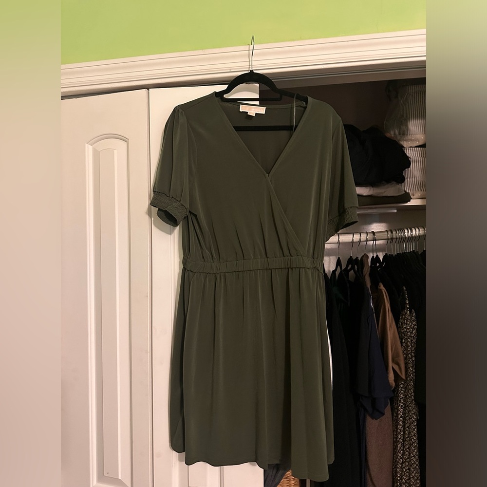 Michael Kors Green Mini Dress